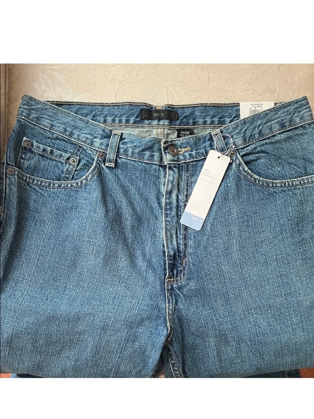 Apt. 9 Men’s Bootcut Jeans 34x34 - Medium Wash Y2K - NWT